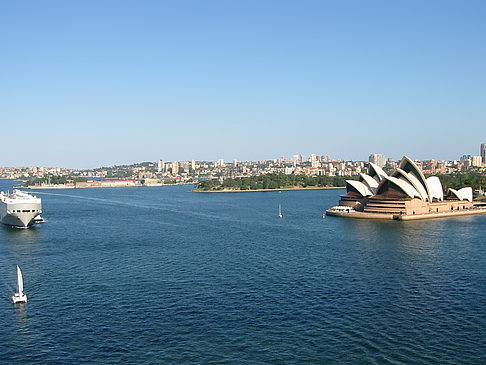 Foto Blick von der Harbour Bridge - Sydney