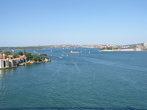 Blick von der Harbour Bridge Fotos