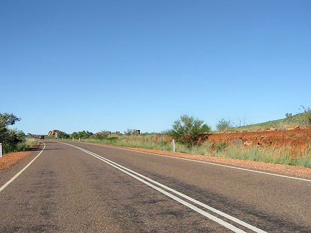 Foto Straße von Wycliffe Well - 