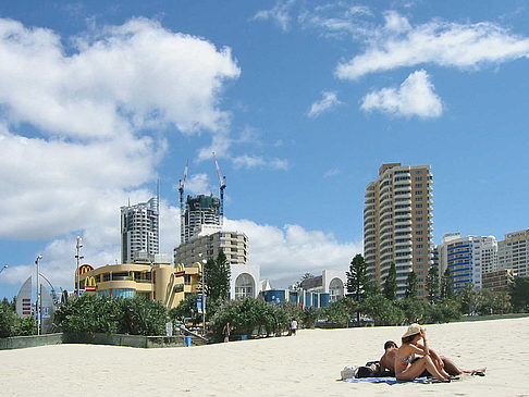 Fotos Strand mit Touristen | Surfers Paradise