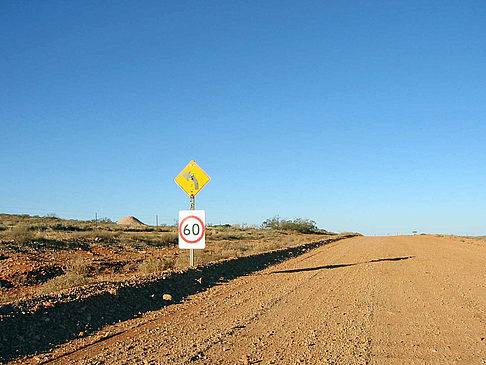 Straße im Outback