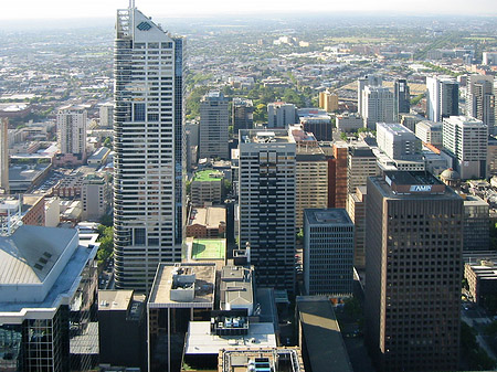 Melbourne von oben Foto 