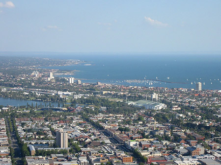 Melbourne von oben Fotos