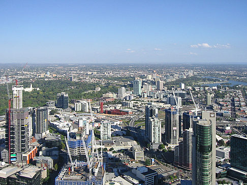 Melbourne von oben Fotos