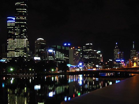 Melbourne in der Nacht