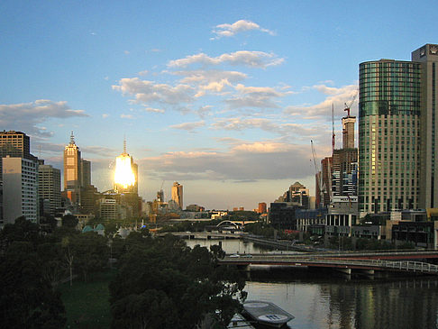 Fotos Yarra River mit Stadt | Melbourne