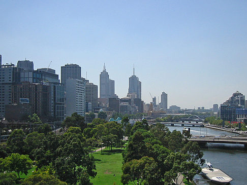 Fotos Yarra River mit Stadt | Melbourne