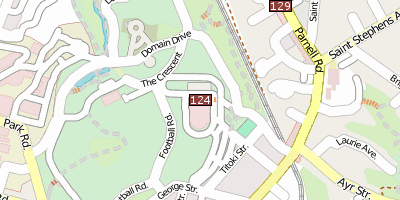 Auckland Museum Stadtplan