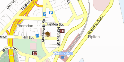 Stadtplan Old Saint Paul’s Neuseeland